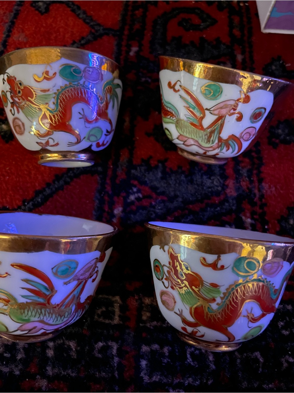 Lovely Hand Painted Rice Soup Bowls